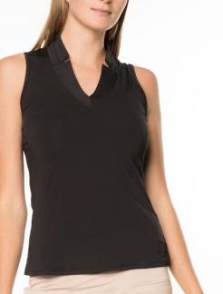 Lucky in Love V Neck Black